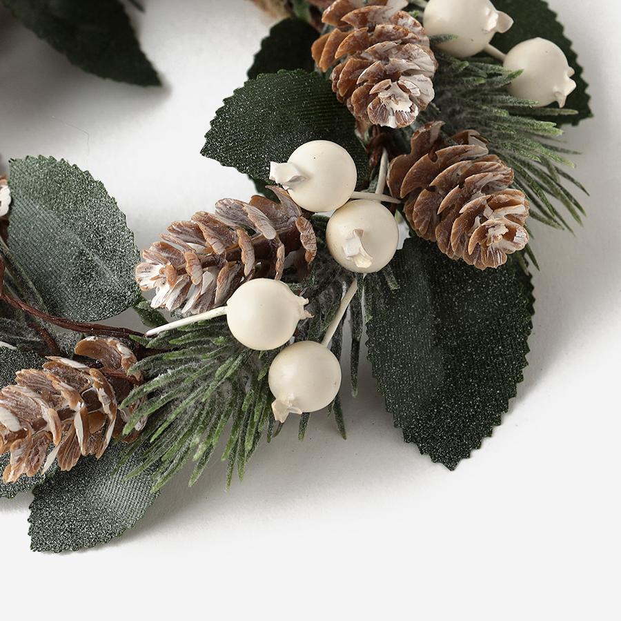 ナチュラルリース R13cm ホワイト/グリーン｜【公式】ACTUS online