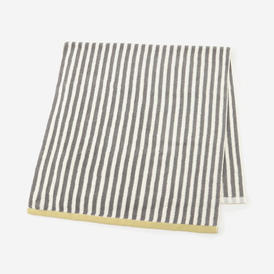 STRIPE バスタオル 60 x 130cm グレー｜【公式】ACTUS online｜家具・インテリア・雑貨の通販