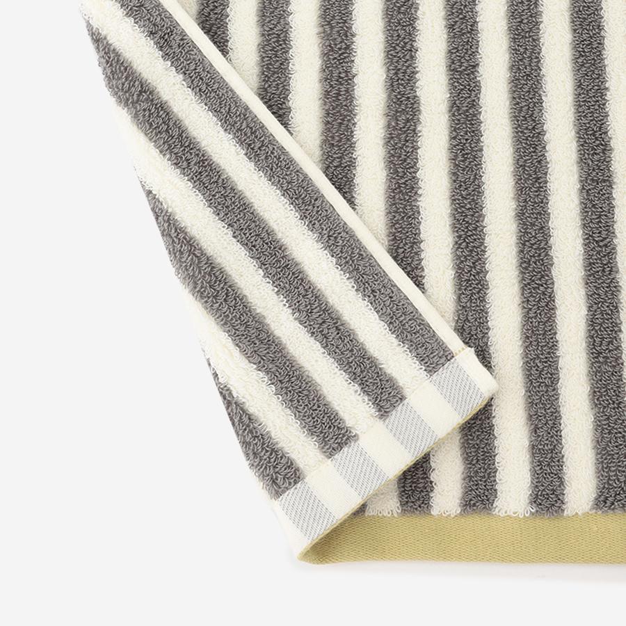 STRIPE バスタオル 60 x 130cm グレー｜【公式】ACTUS online｜家具・インテリア・雑貨の通販