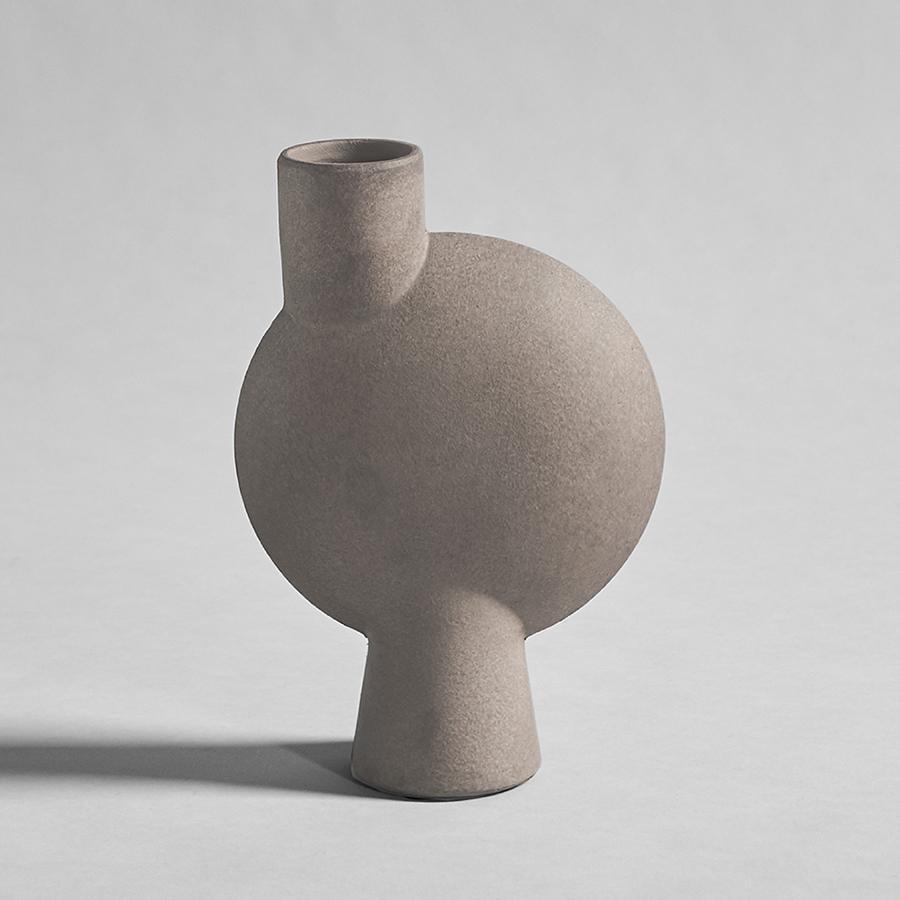 101 COPENHAGEN | Sphere Vase Bubl Medio Taupe｜【公式】ACTUS