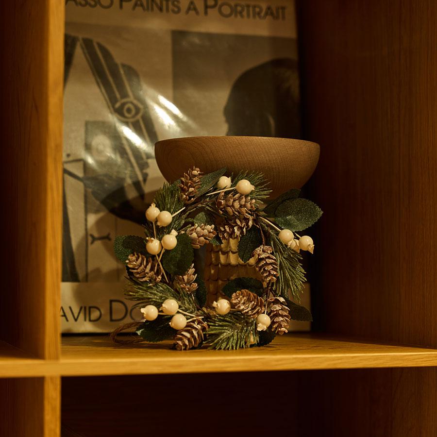 ナチュラルリース R13cm ホワイト/グリーン｜【公式】ACTUS online