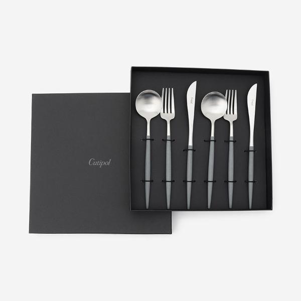 Cutipol | GOA ディナー GIFTSET 6pcs / Gray Silver