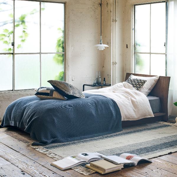 〈最終日〉アクタス　FBベッド　ラウンド　ダブルベッド　アッシュ　オーダー FB BED FLAT TYPE(DOUBLE)（エフビー ベッド フラットタイプ