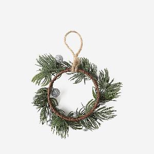 ナチュラルリース R14cm グリーン/シルバー｜【公式】ACTUS online