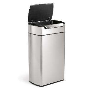 simplehuman レクタンギュラータッチバーカン 40L シルバー｜【公式