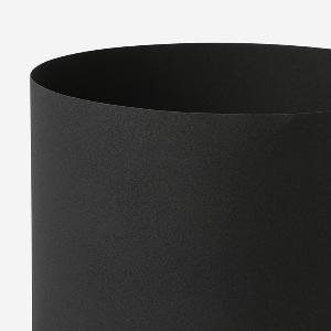 YAMATEI プラントポット/フェルム シリンダー （直径38cm） ブラック