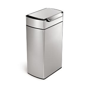 simplehuman レクタンギュラータッチバーカン 40L シルバー