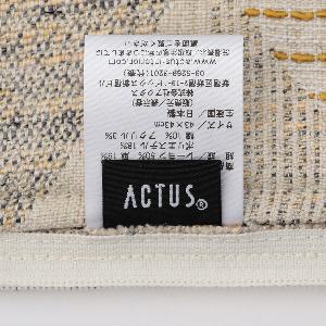 LISON クッションカバー 43cm角 イエロー｜【公式】ACTUS online｜家具