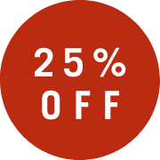 25% OFF