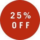 25% OFF