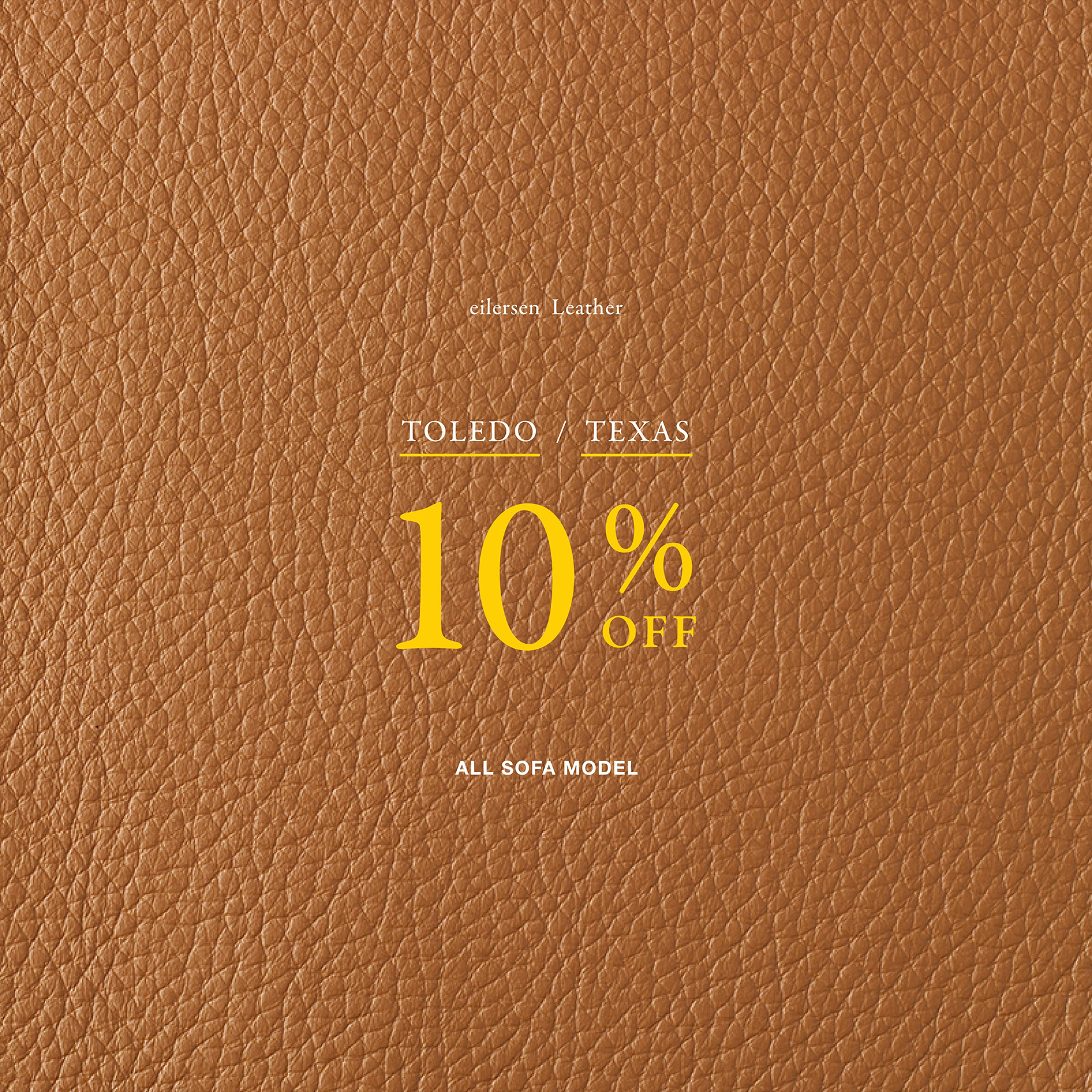 eilersen Leather TOLEDO / TEXAS 10%OFF