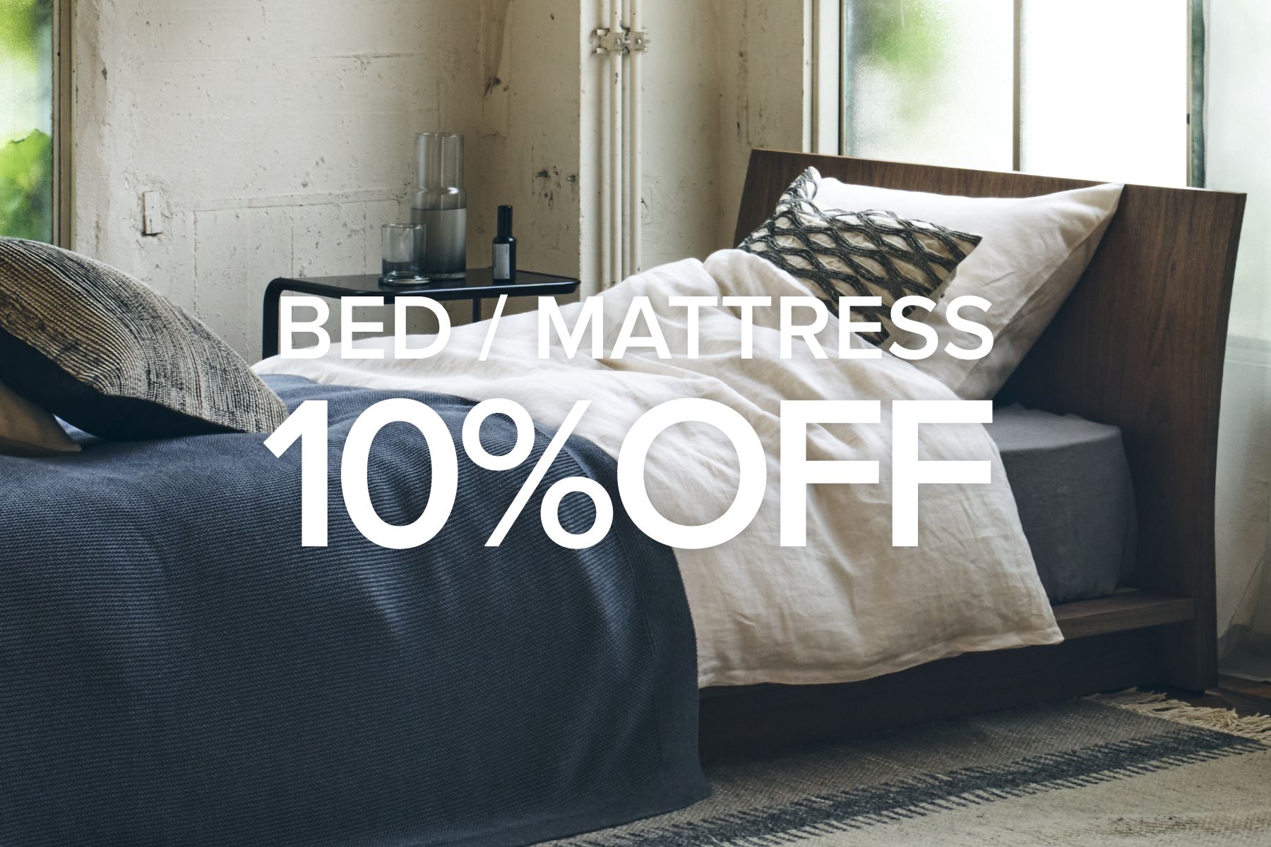 BED / MATTRESS 10% OFF