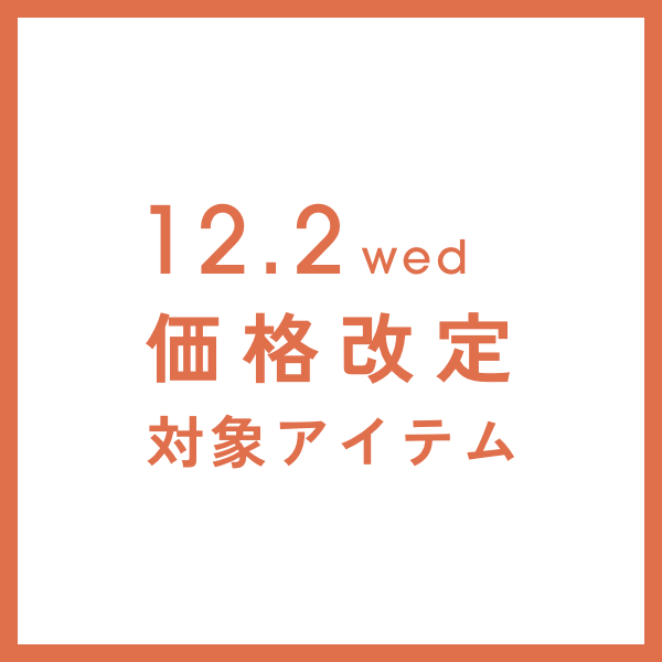 12.2 価格改定対象アイテム