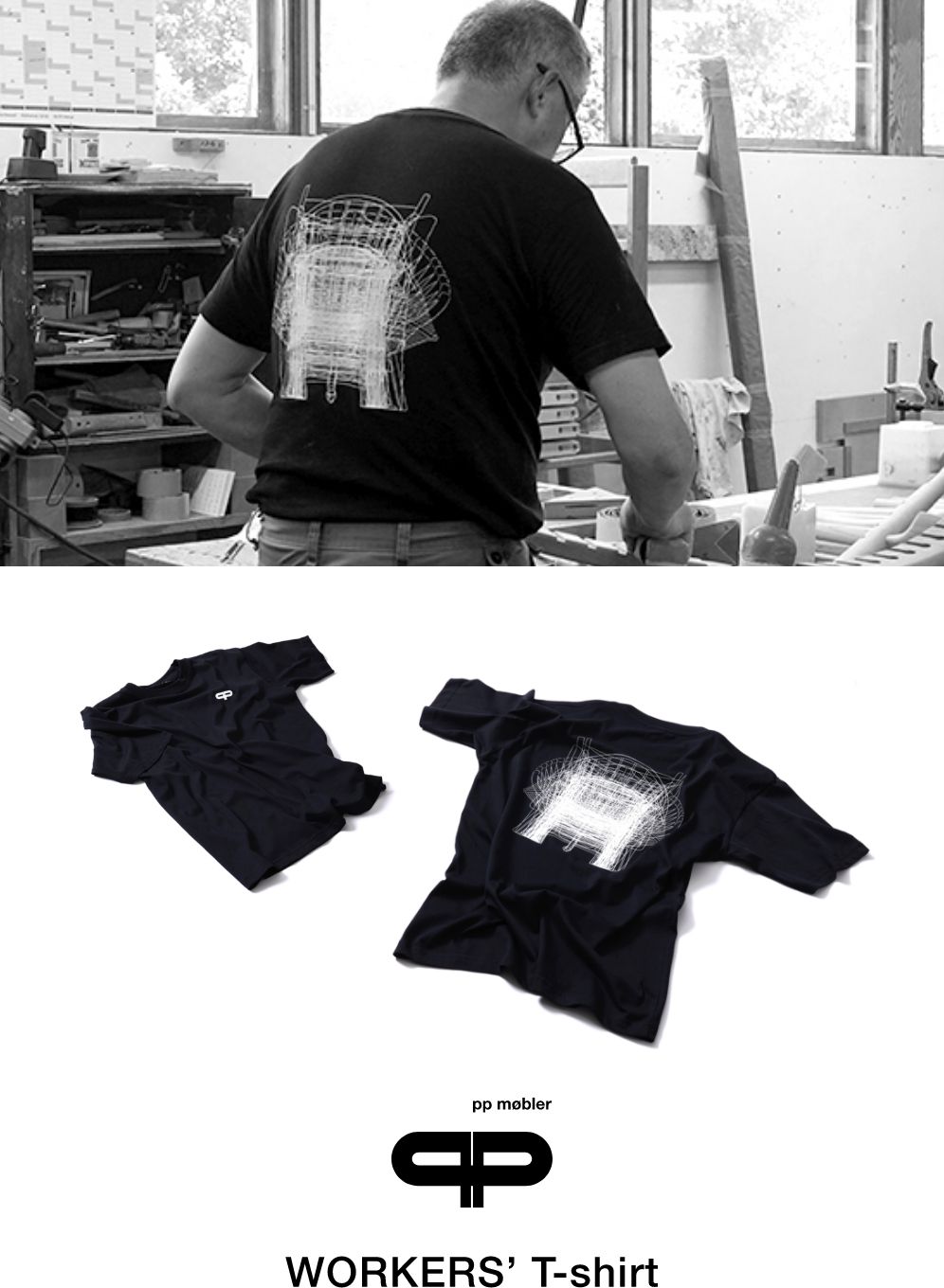 pp mobler WORKERS’ T-shirt
