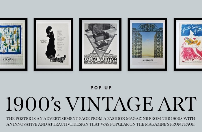 アンティーク ポスター　絵画 アンティーク調ペン＆インクポスター | LiTTLE OWNER